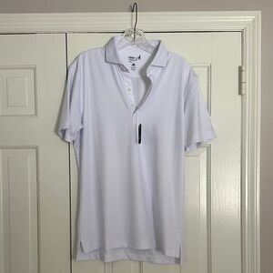 Johnnie O Men's Small White Polo Shirt NWT